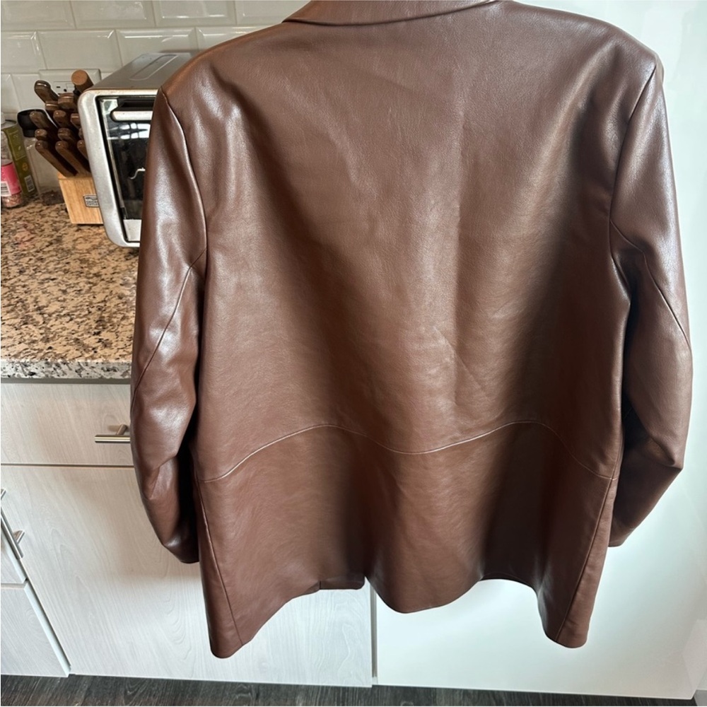 A&F vegan leather jacket - Picture 3 of 4